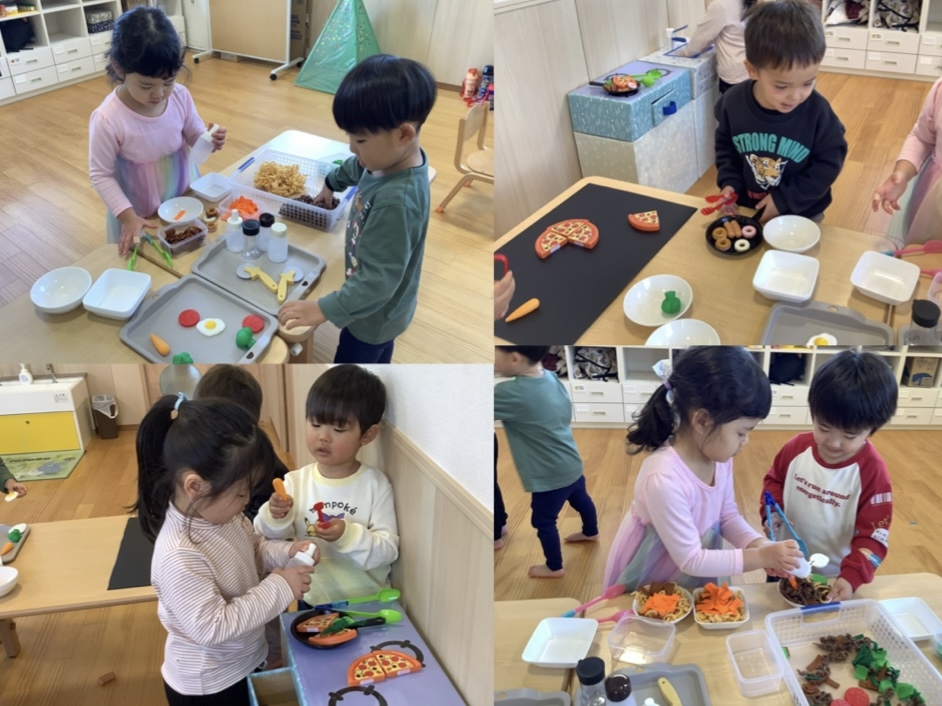 おままごとをしたよ♬