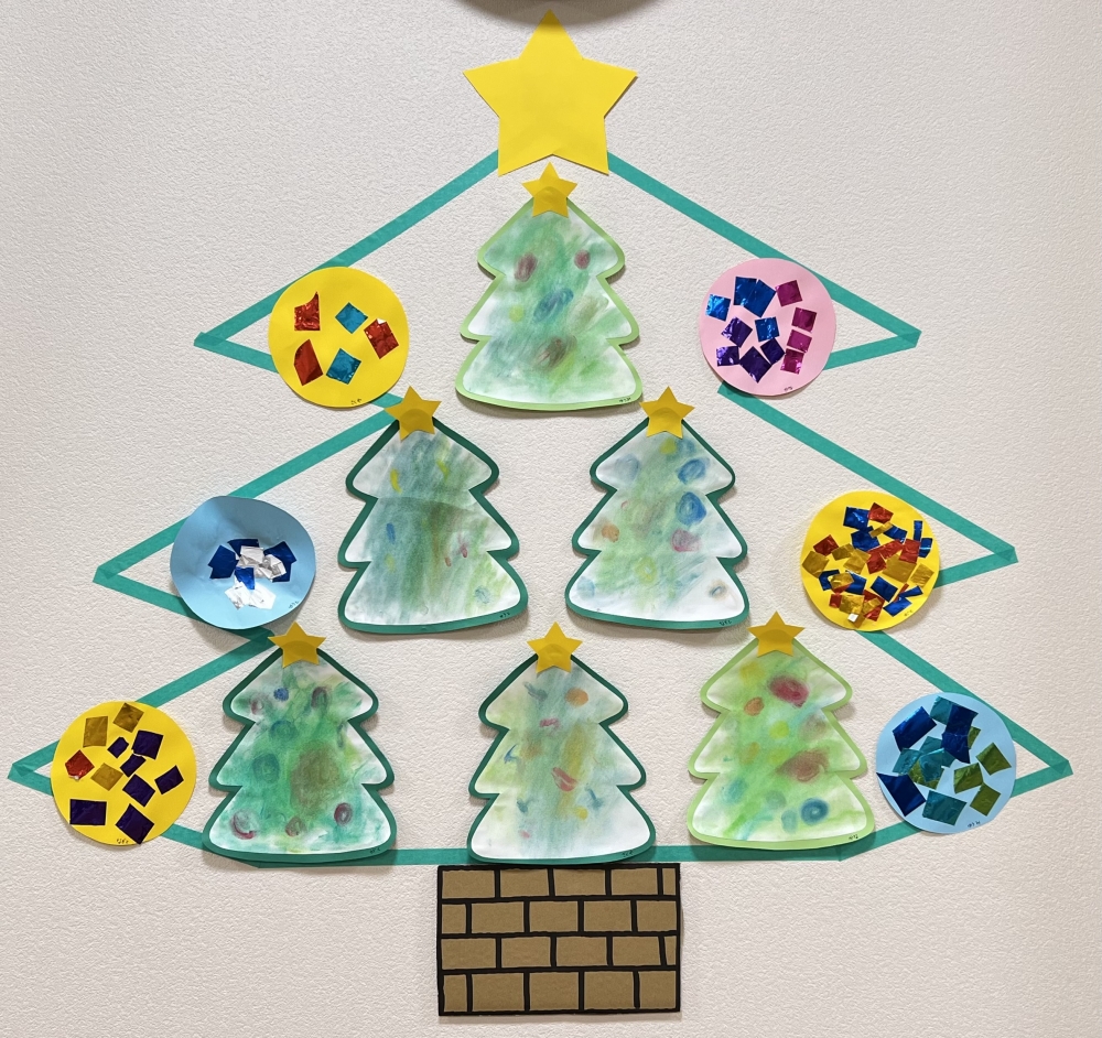 12月の壁面（おれんじ組）