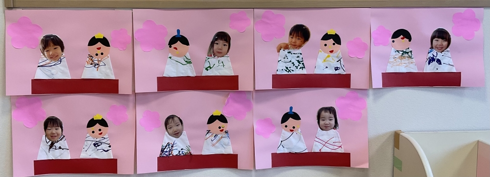 3月の壁面（みずいろ組）