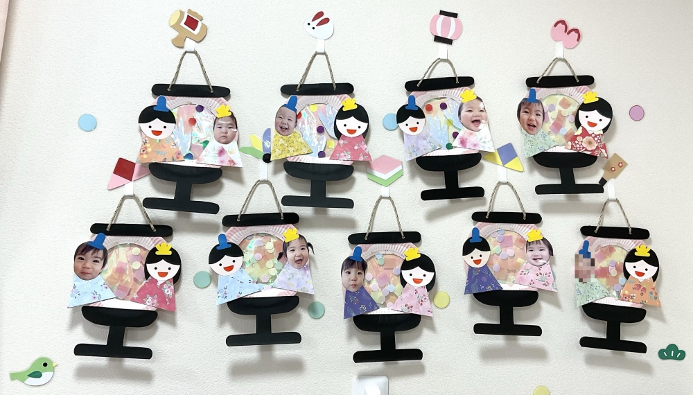 3月の壁面（ぴんく組）