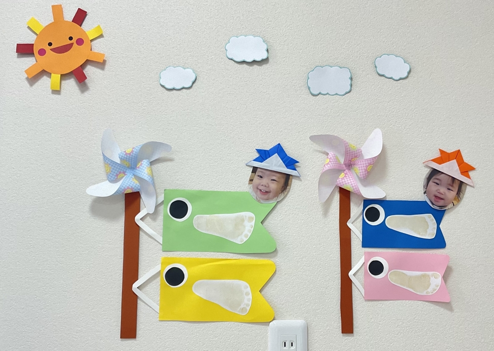 5月の壁面（ぴんく組）